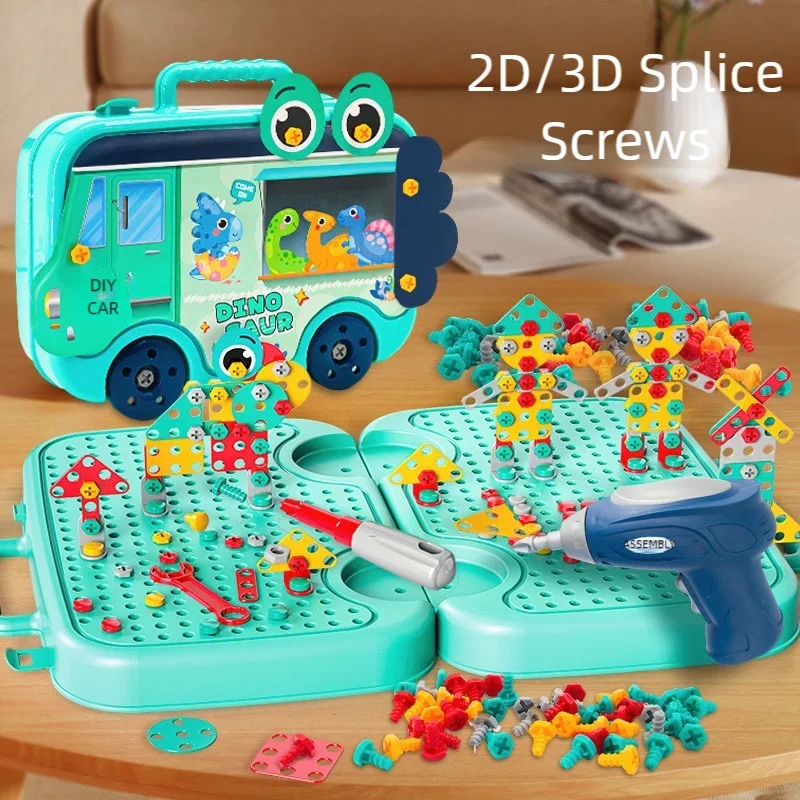 Gardening Tools 5 Year Old - 시뮬레이션 전기 스크루 드라이버 몬테소리 장난감