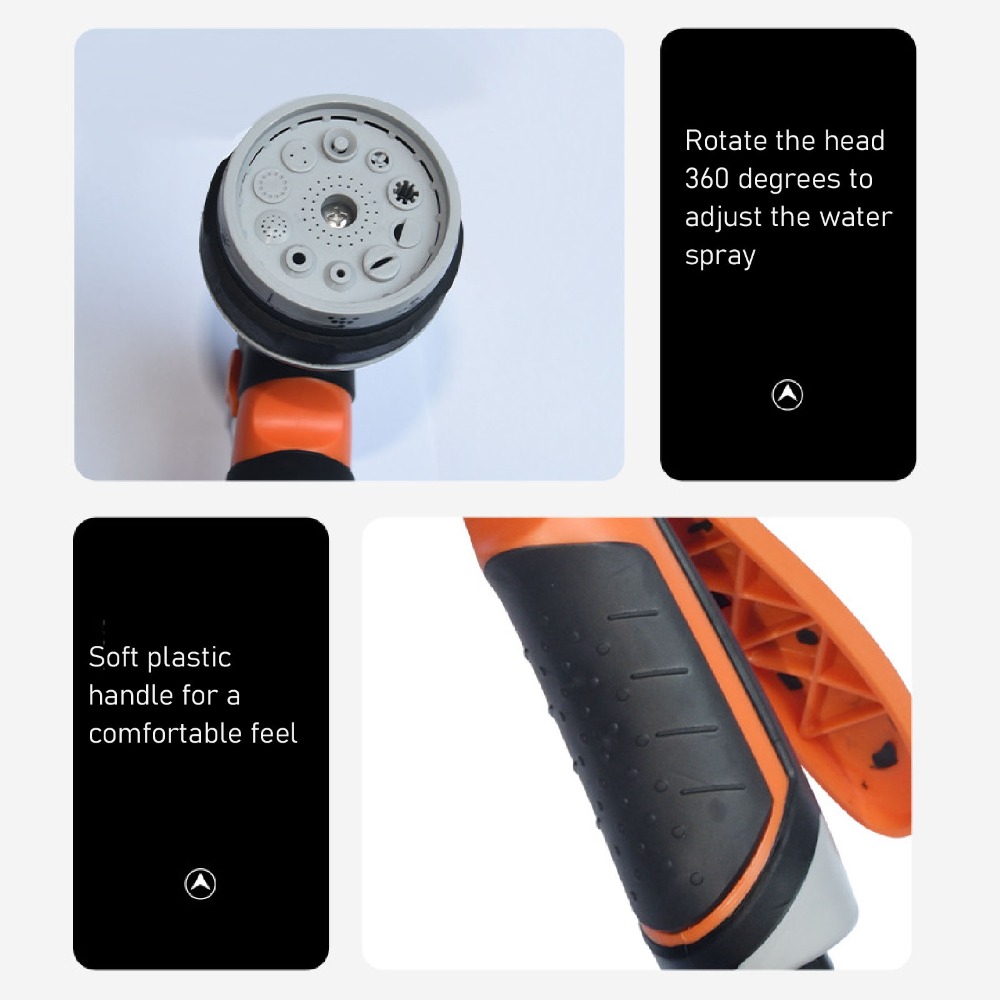 Gardena Hose Comfort - ABS, 고무 정원용 호스 노즐 검정색