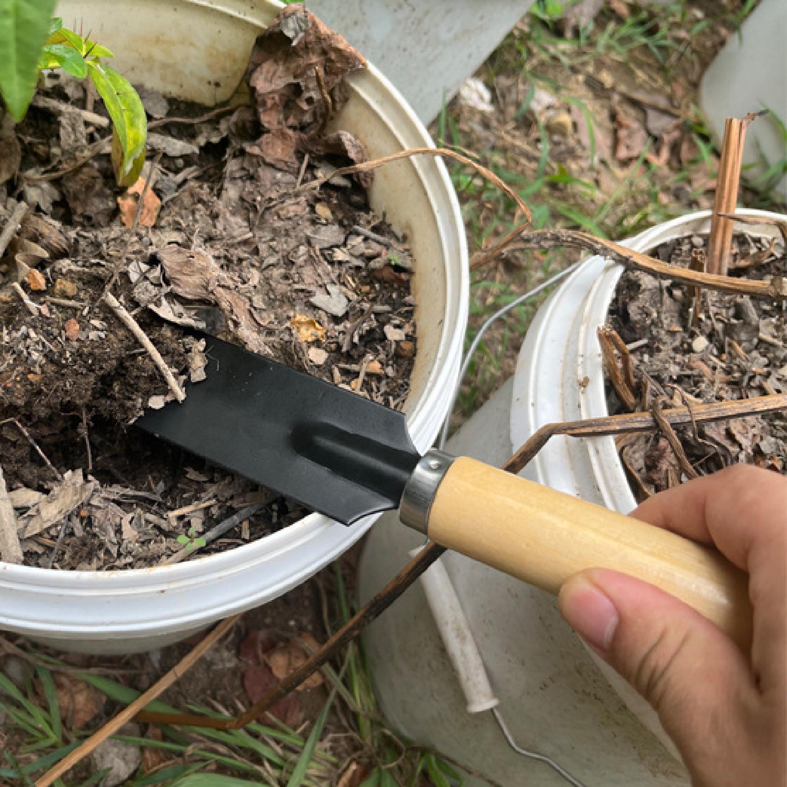 Gardening Tools Shovel - 작은 정원용 삽, 목재 손잡이 다기능
