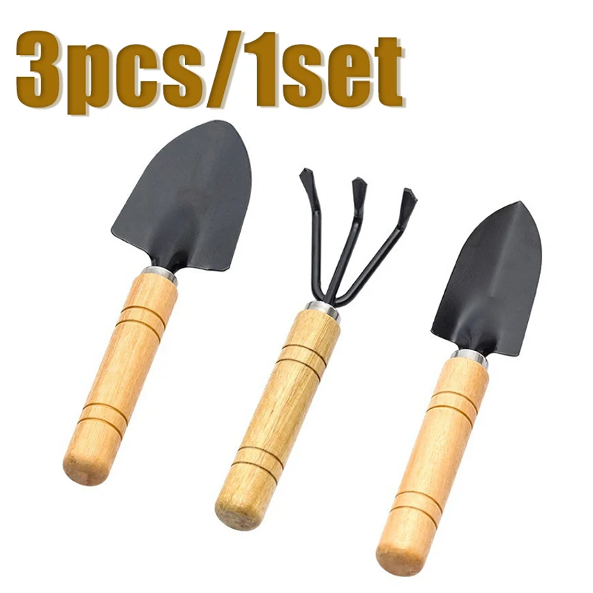 3PC/1Set 미니 원예 도구 세트 손잡이가 있는 휴 - Gardening Tools Shovel 리뷰 및 가격