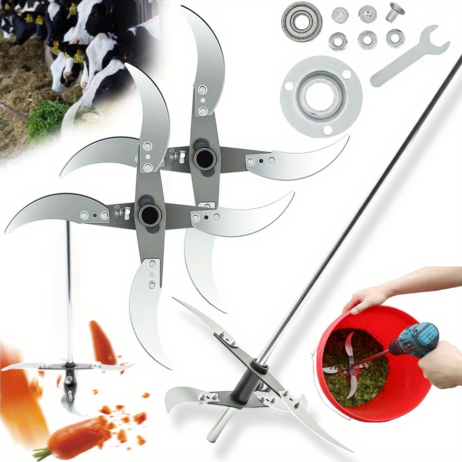 다기능 잔디 절단 칼날 세트, 야채 절단 도구, 스테인 - Gardening Tools Australia 리뷰 및 가격