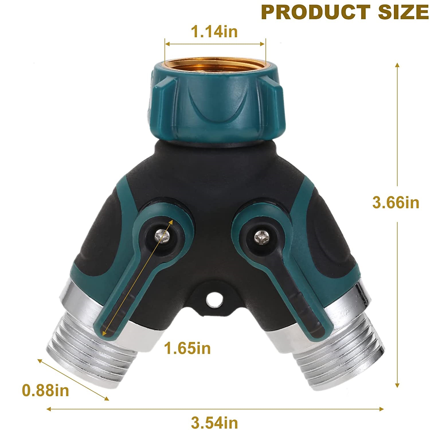 2개입 2방향 호스 분배기 Y자형 밸브 금속 3/4인치 - Gardena Hose Comfort 리뷰 및 가격