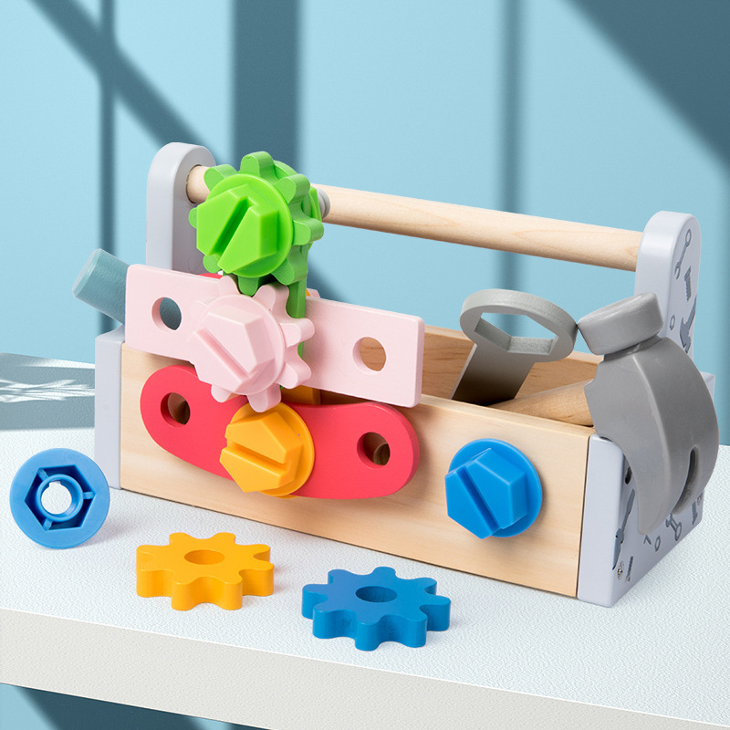 어린이 도구 상자 나무 장난감 놀이 세트, 너트 분해  - Gardening Tools 5 Year Old 리뷰 및 가격