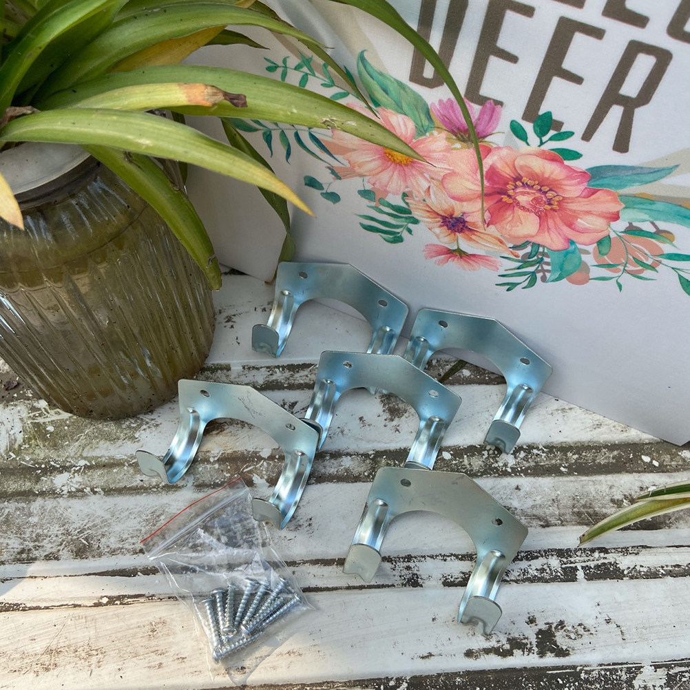10개 정원용 공구 걸이형 후크, 이중 후크 철제 랙, - Gardening Tools Heavy Duty 리뷰 및 가격