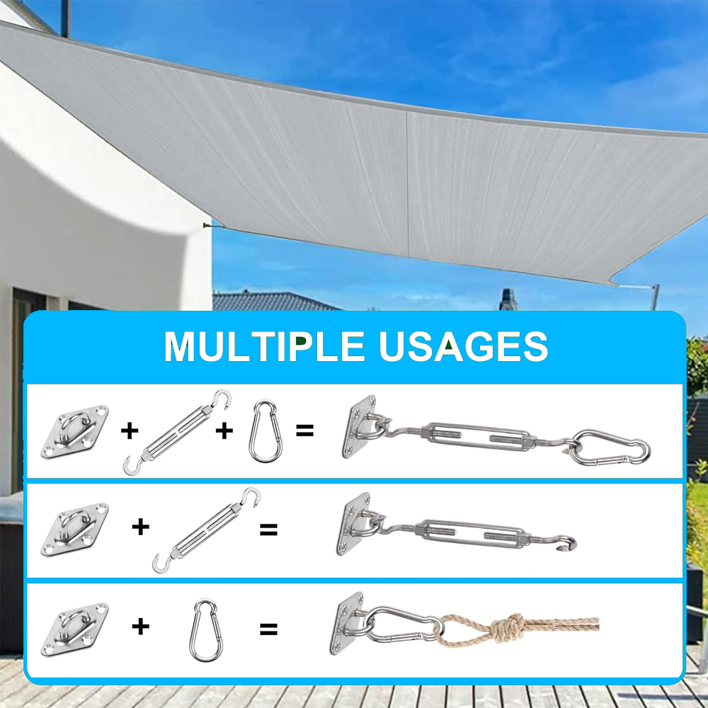 스테인레스 스틸 차양막 설치 부착 세트, 헤비 듀티 캠 - Gardening Tools Australia 리뷰 및 가격
