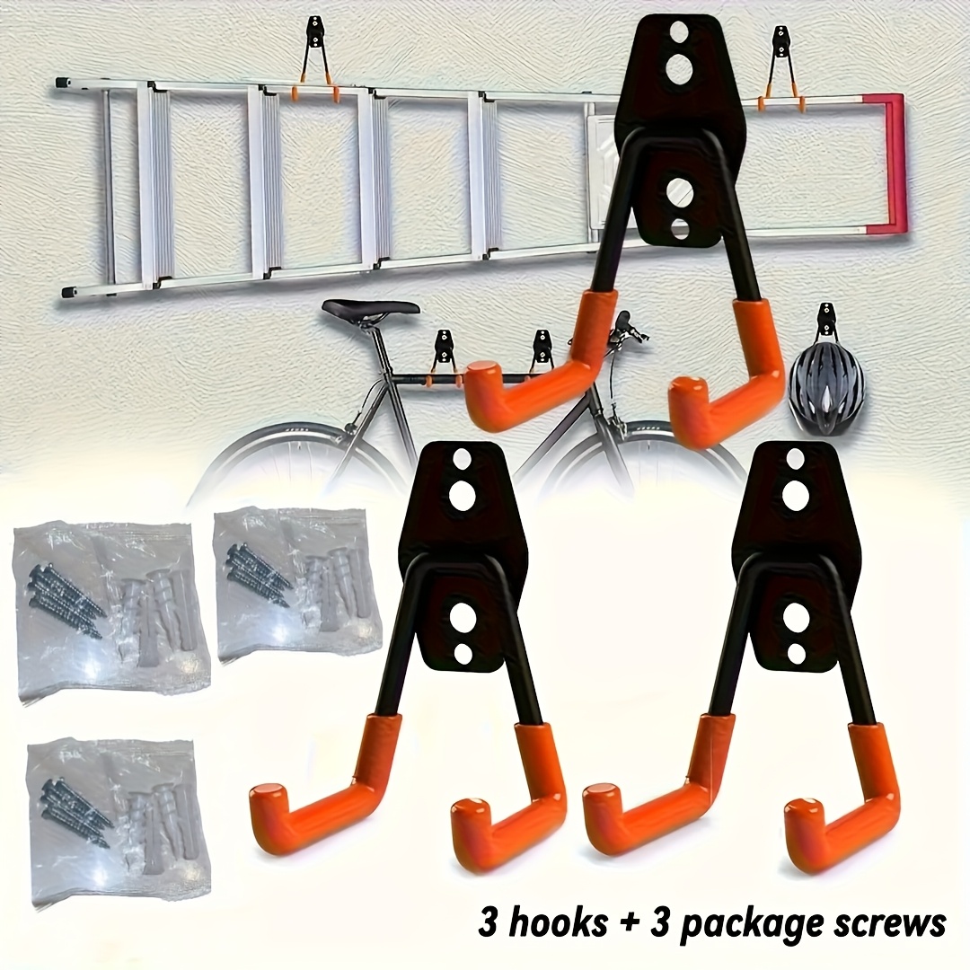 1개의 고하중 강철 차고 벽걸이 후크, 공구, 자전거, - Gardening Tools Heavy Duty 리뷰 및 가격