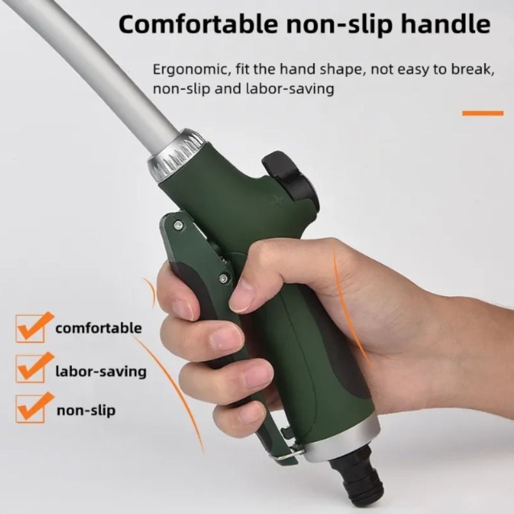 긴 손잡이 정원용 호스 스프레이 샤워헤드 5가지 분사  - Gardena Hose Comfort 리뷰 및 가격