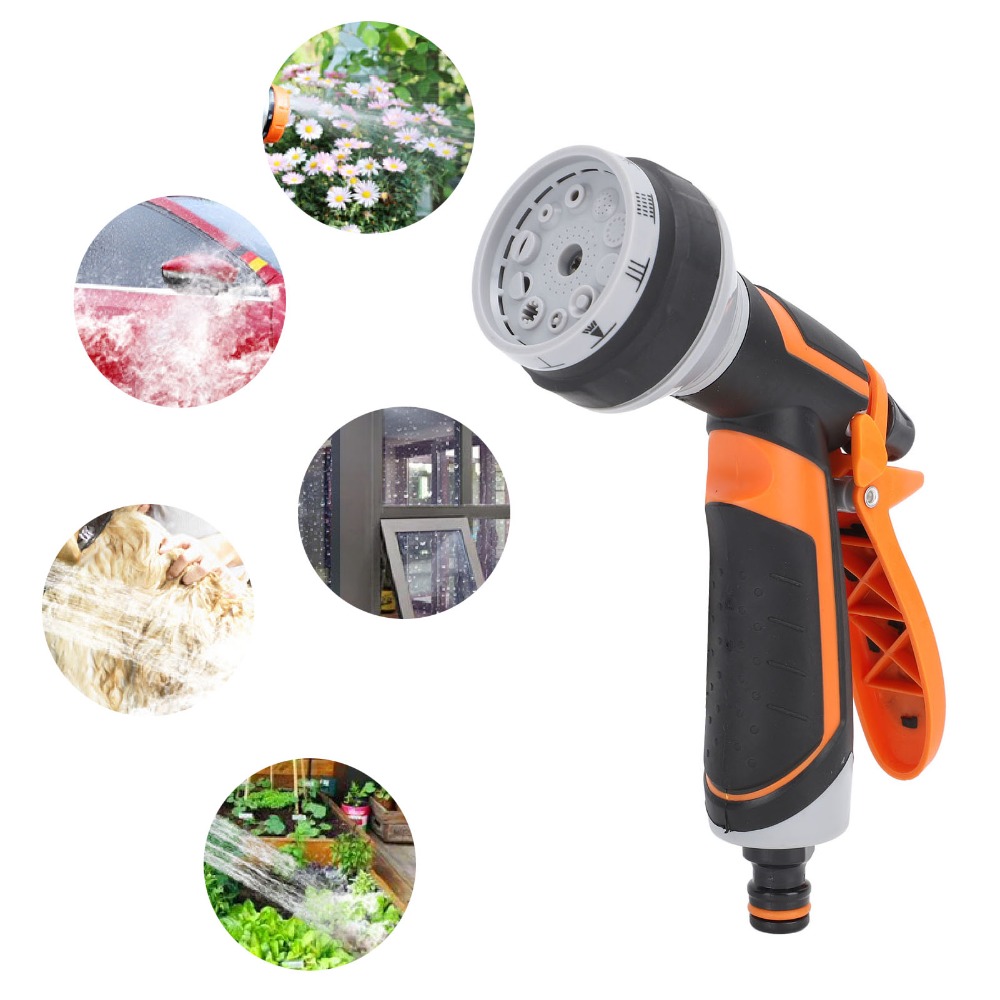 ABS, 고무 정원용 호스 노즐 10가지 모드 블랙 및 - Gardena Hose Comfort 리뷰 및 가격